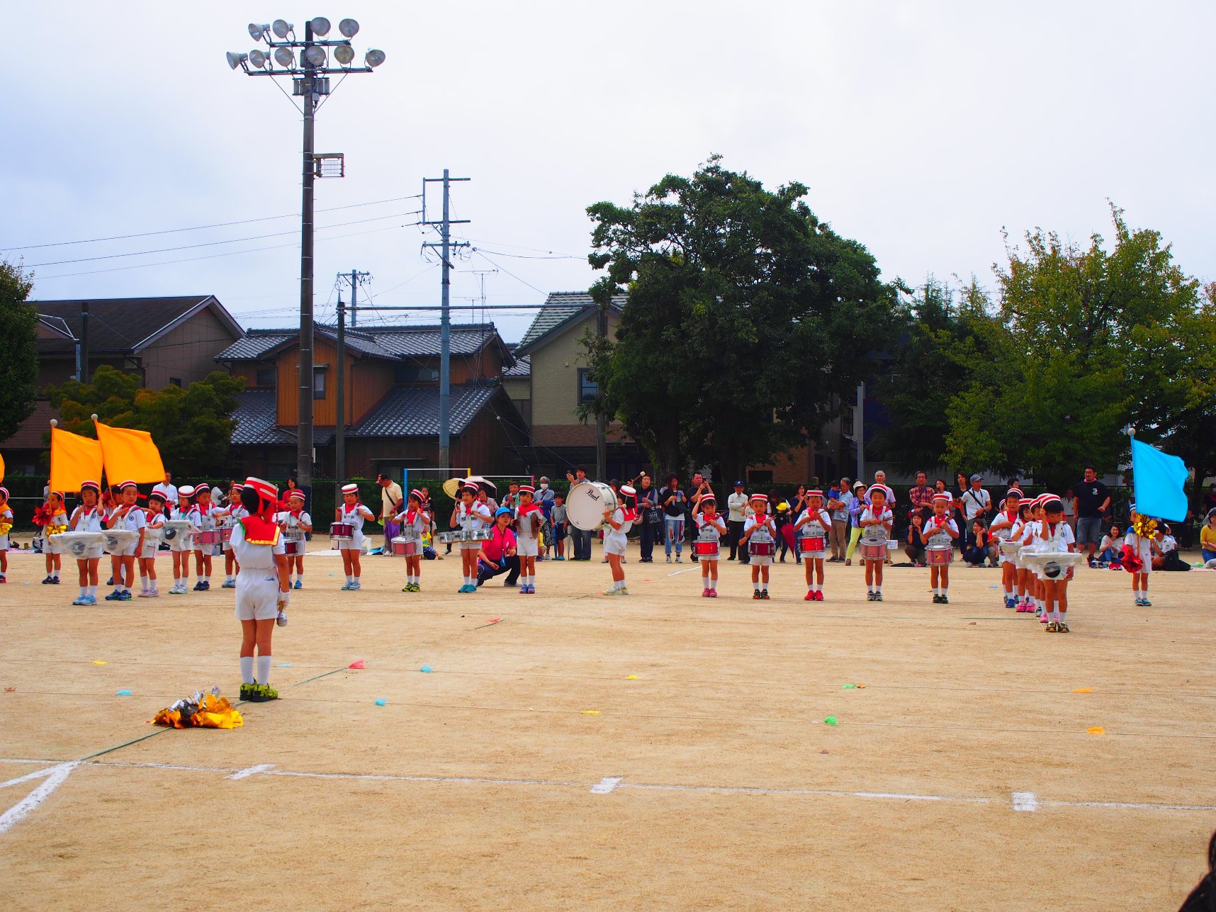 頑張った運動会 男川保育園